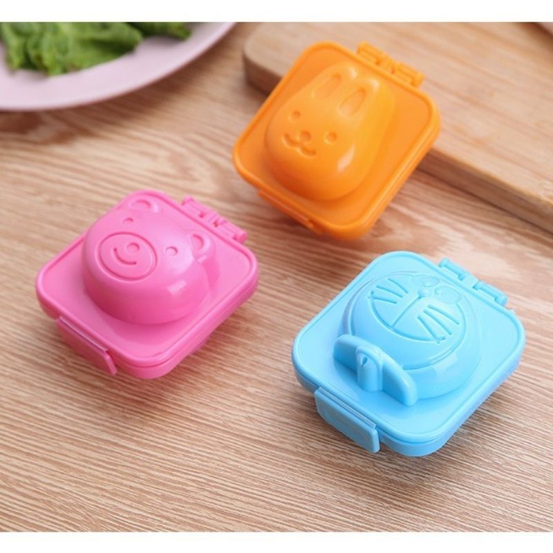 Khuôn cơm bento ăn dặm cho bé tạo hình cơm trứng bánh kiểu nhật hình dễ thương