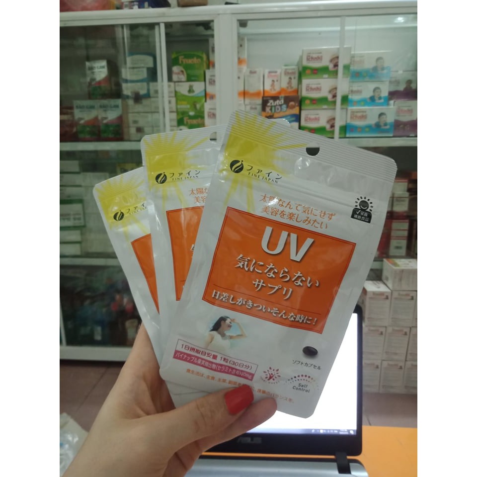 Viên chống nắng uv Nhật Bản kèm bill