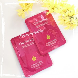 Mặt nạ lựu đỏ dưỡng ẩm One Spring