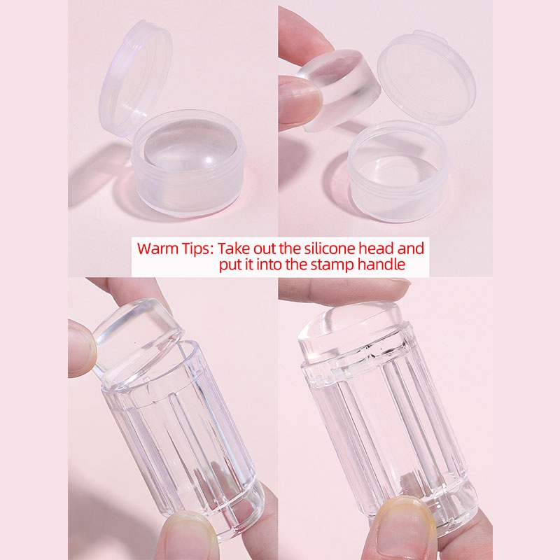 Dụng cụ in họa tiết cho móng tay bằng silicone dành cho làm móng tay nghệ thuật Misscheering