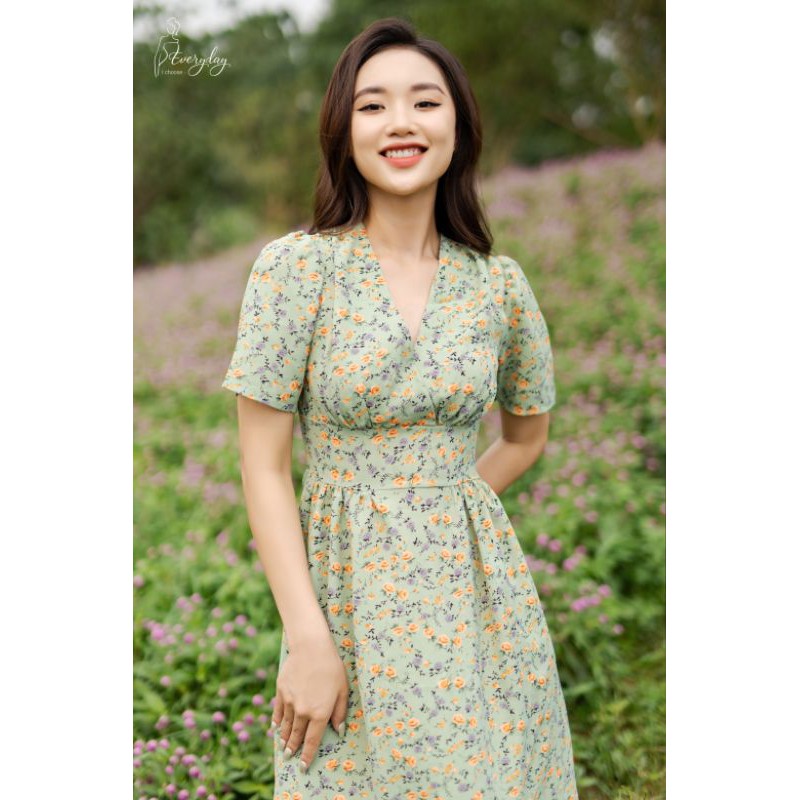 [BST Everyday]Váy hoa nhí dáng dài thiết kế EveryDay
