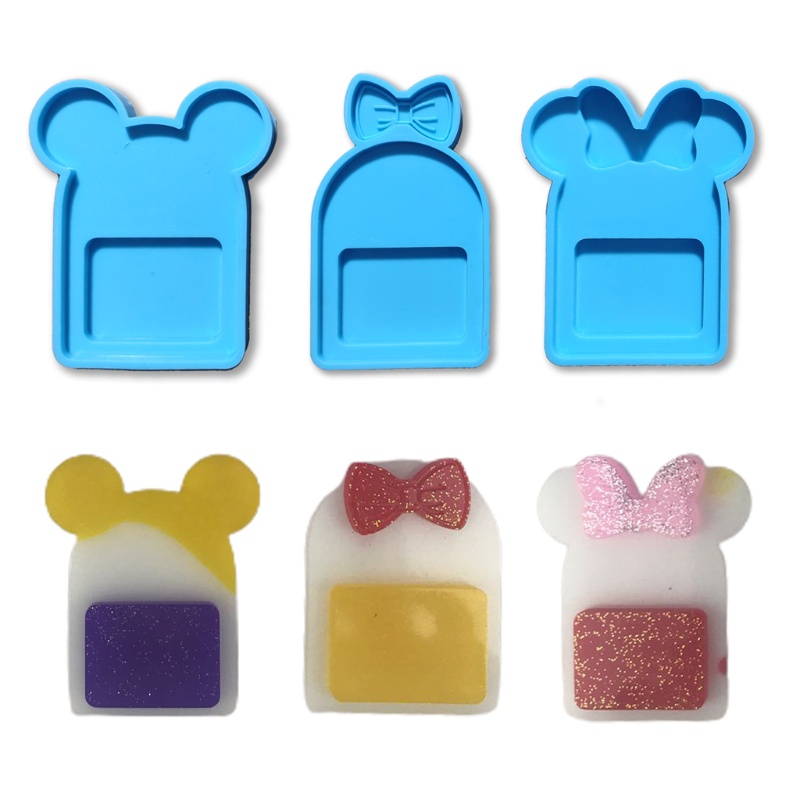 Khuôn Silicone Làm Móc Khóa Hình Ba Lô DIY