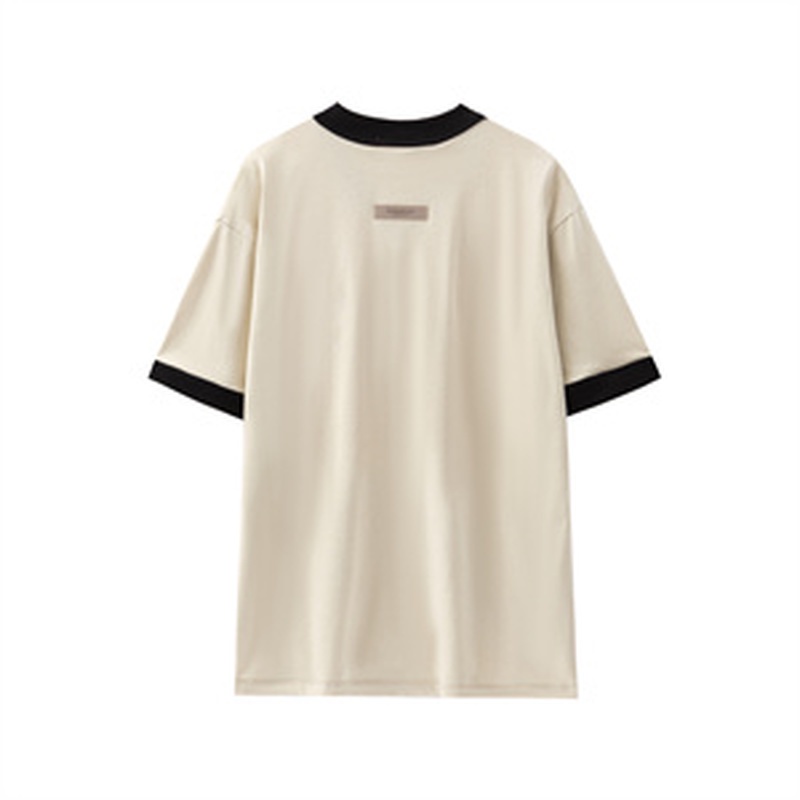 Áo Thun Tay Ngắn Cổ Chữ V Dáng Rộng In Chữ logo FEAR OF GOD ESSENTIALS