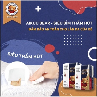 Bỉm/Tã Dán Aikuu Bear size S 56 miếng/ M 50 miếng