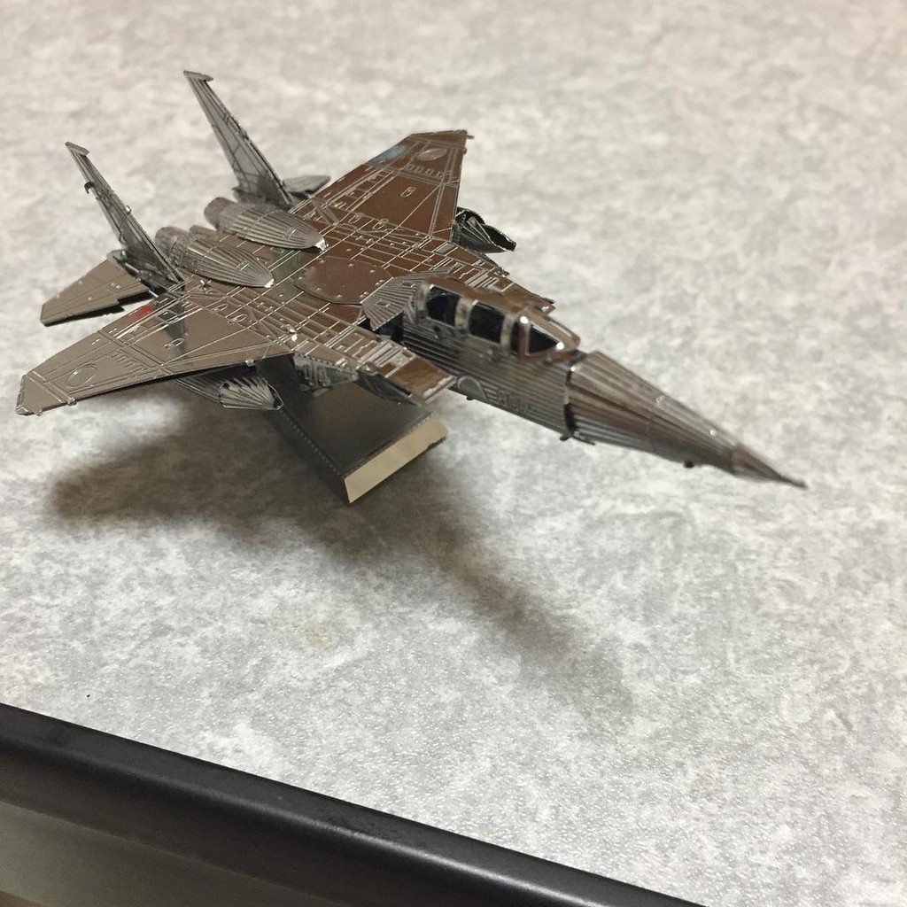 Mô Hình 3D Kim Loại Phản Lực F15 Eagle