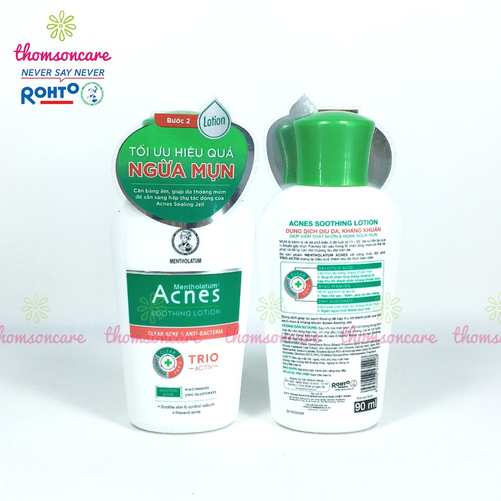 Dung dịch dịu da Acnes - kiểm soát nhờn, ngừa mụn - Nước hoa hồng Acnes toner dưỡng ẩm