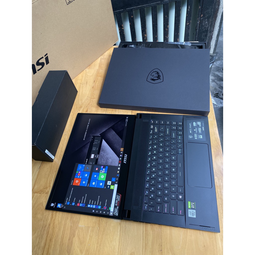 Laptop MSI GS66 Stealth 10SE, i7 – 10875H, 16G, 512G, RTX2060, new seal | BigBuy360 - bigbuy360.vn