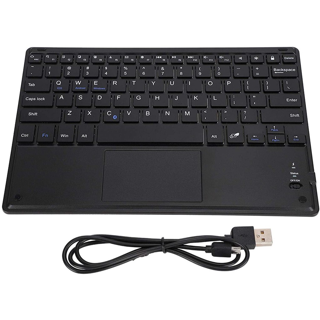 Bàn phím Bluetooth tích hợp TouchPad cho iPad, Iphone, Máy tính bảng (iOS, Android, Window) 10" - SP mới BH 1 năm