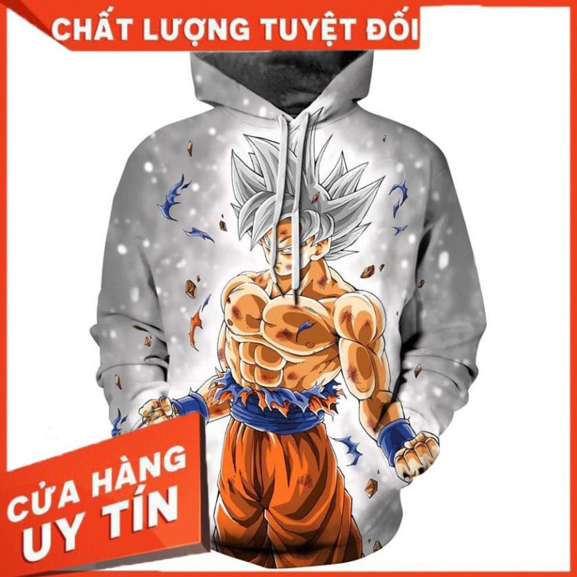 Áo Khoác Hoodie Goku 3D