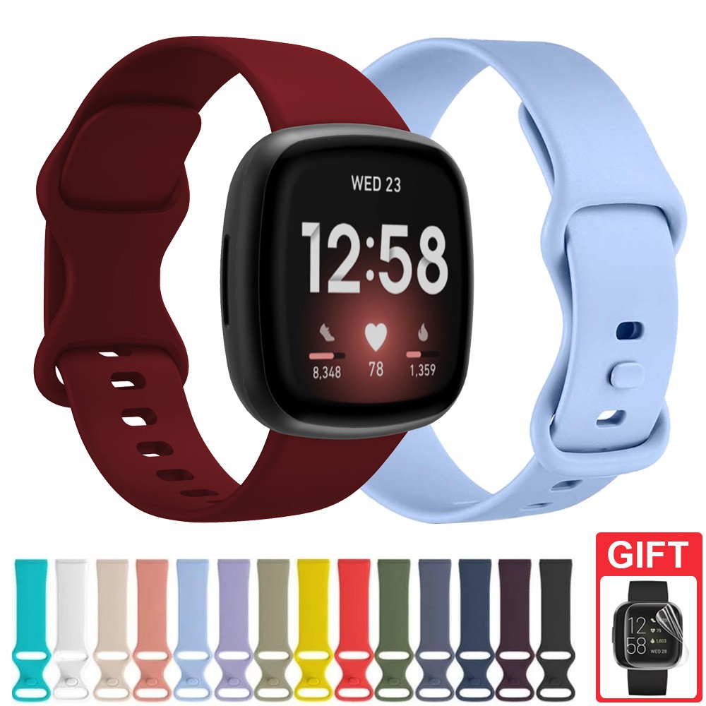 Dây đeo thay thế bằng silicon mềm cho Fitbit Versa 3 / Fitbit Sense