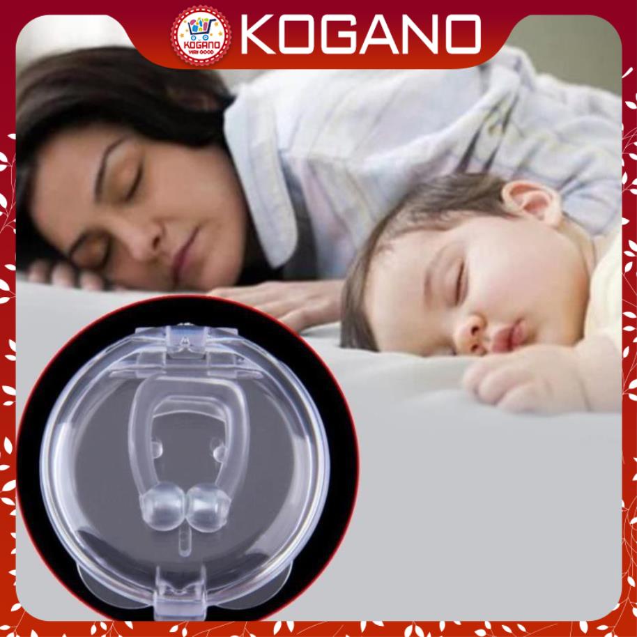 Dụng cụ chống ngáy ngủ KOGANO kẹp mũi chống ngáy ngủ silicon có hộp bảo vệ và gương HS-001216