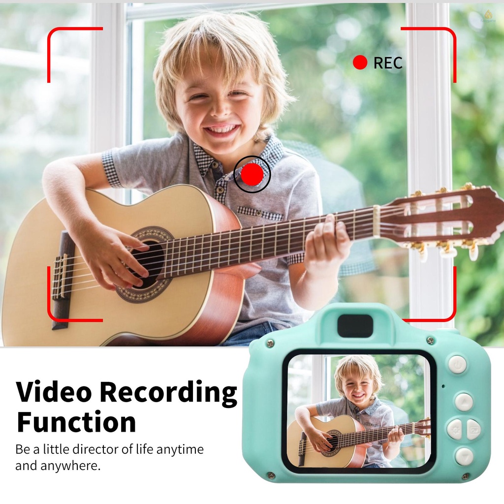Máy ảnh kỹ thuật số dễ thương có thể sạc lại hỗ trợ chơi game màn hình 1.9 Inch 32G TF thẻ nhớ 3-10 cho trẻ em
 | BigBuy360 - bigbuy360.vn