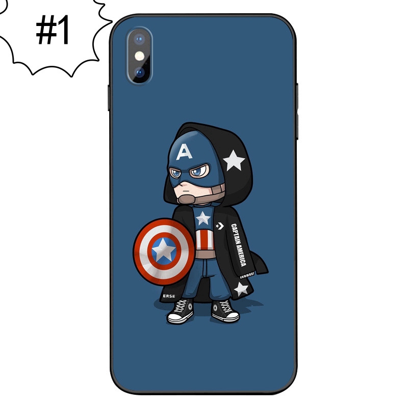 Ốp Xiaomi Redmi 7 K20 Pro Note7 Note7pro Case Cartoon The Avengers Spiderman iron Man Soft Cover