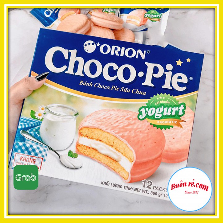 Bánh Chocopie - 1 chiếc - vị sữa chua yogurt thơm ngon 01001