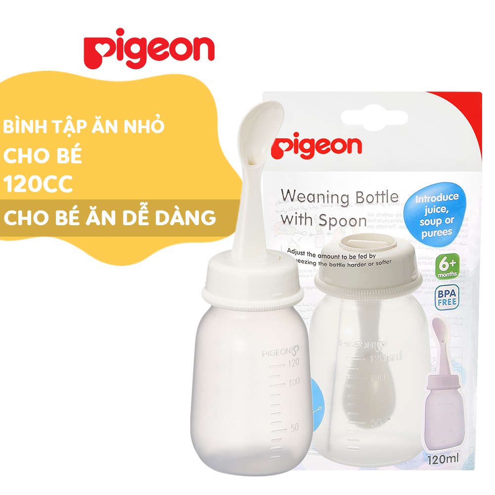  Bình tập ăn Pigeon 120ml/240ml