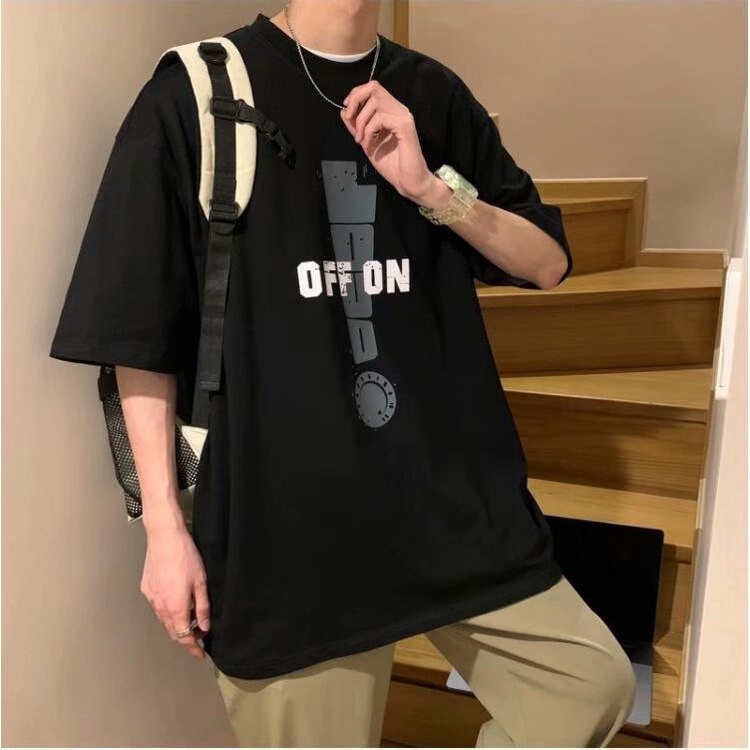 Áo thun ngắn tay phong cách Hàn Quốc thời trang năng động cho nam size M-5Xl