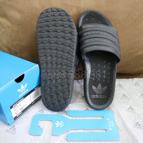 Dép Nam Quai Ngang Thể Thao Adilette Boost, Duramo SL Đen-Trắng