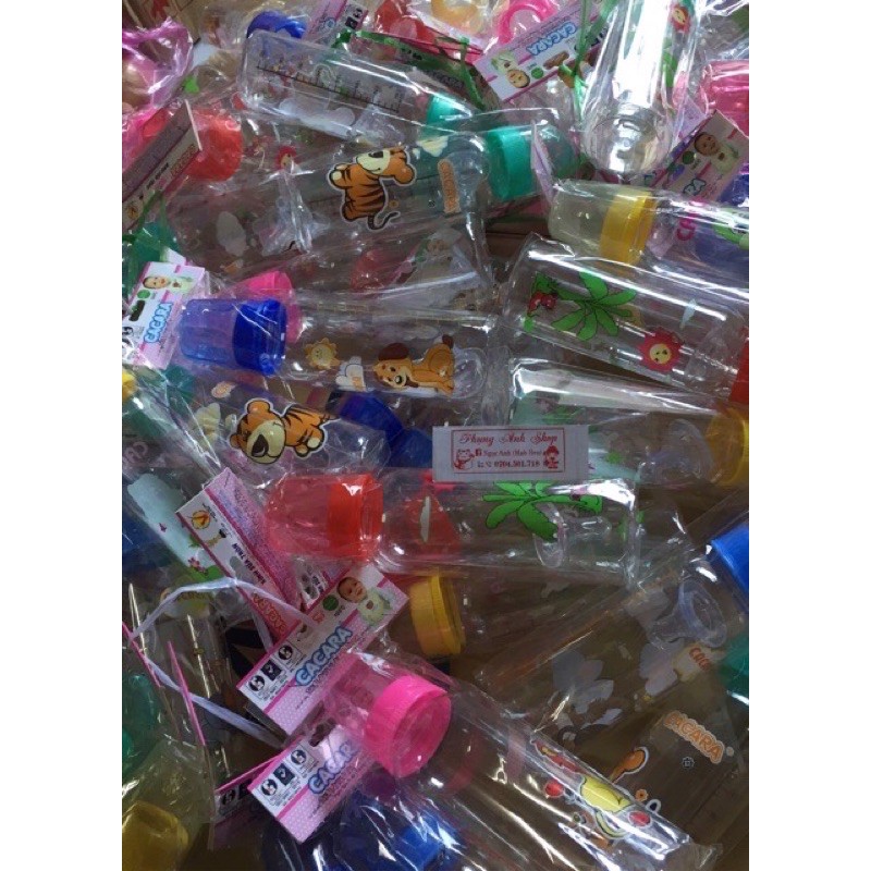 Bình  sữa  và núm  vú CACARA 40ML,140ML,250ML