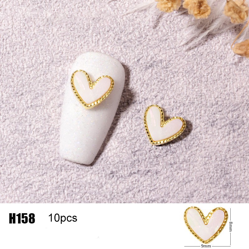 Bộ 10 HạT ĐíNh Trang Trí MóNg HìNh Quả ĐàO 3D
