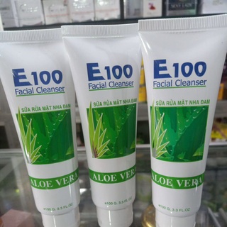 Sữa rửa mặt e100 nha đam 100ml