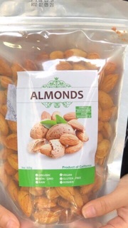 500gr Hạnh nhân rang bơ Mỹ vỏ mỏng.