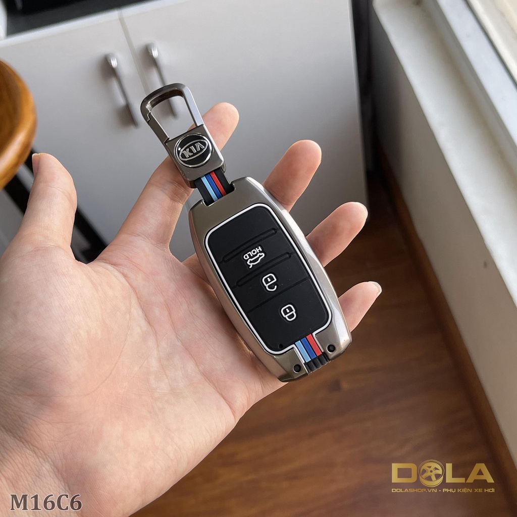 Vỏ ốp khoá xe hơi - Bọc chìa smartkey ô tô Kia Seltos, Rio, Sportage, Sorento