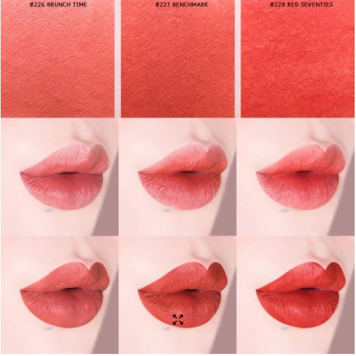 Son 3CE ❤️FREE SHIP❤️ Matte Lip Color mẫu vỏ vàng 2018 #226 #227 #228