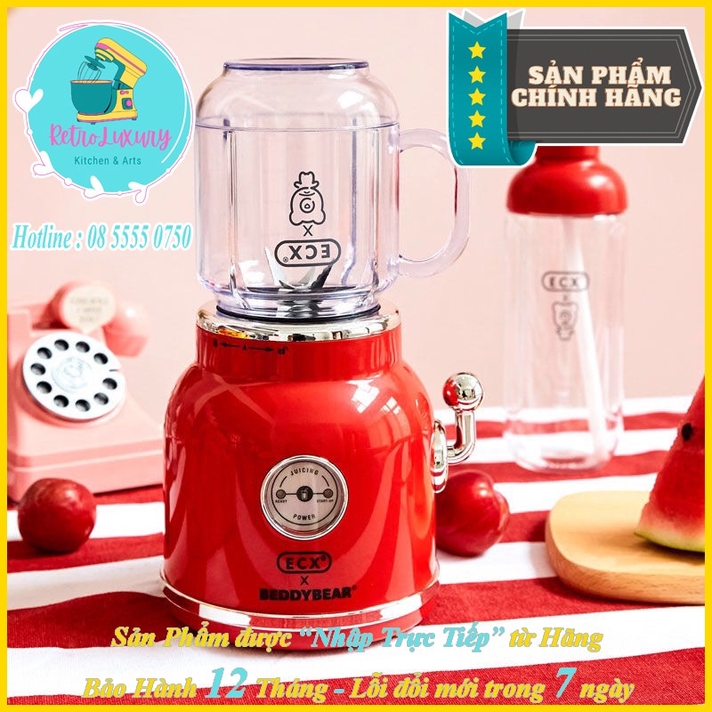 Máy xay sinh tố dáng cổ điển ECX / nội địa Trung cao cấp bảo hành 12 tháng