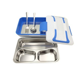 Hộp cơm cắm điện ruột inox 3 ngăn Lunchbox Chaufante YY-3266 ruột inox