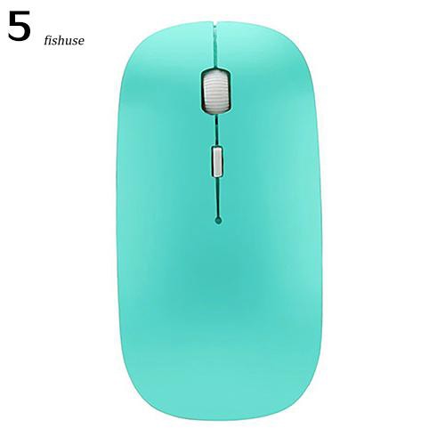 Chuột quang không dây 2.4 ghz + đầu nhận usb thích hợp cho Macbook laptop pc