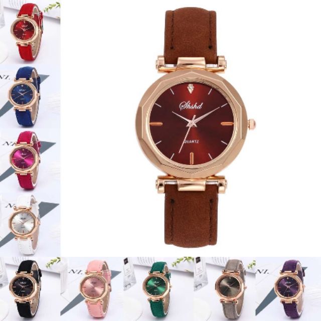 Đồng Hồ Nữ Thời Trang Siêu Đẹp Dây Da SHSHD Kiểu Dáng Đơn Giản