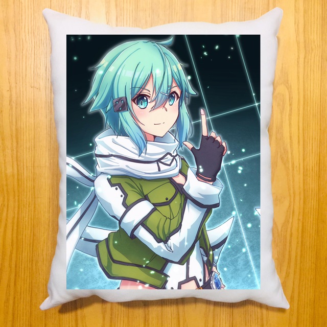 Gối sinon sword art online 40x50cm ruột bông hàn quốc