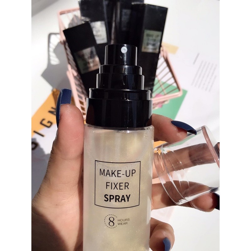 XỊT KHOÁ NỀN & BẮT SÁNG CĂNG BÓNG LỚP MAKEUP SUỐT 8 TIẾNG SPRAY | BigBuy360 - bigbuy360.vn