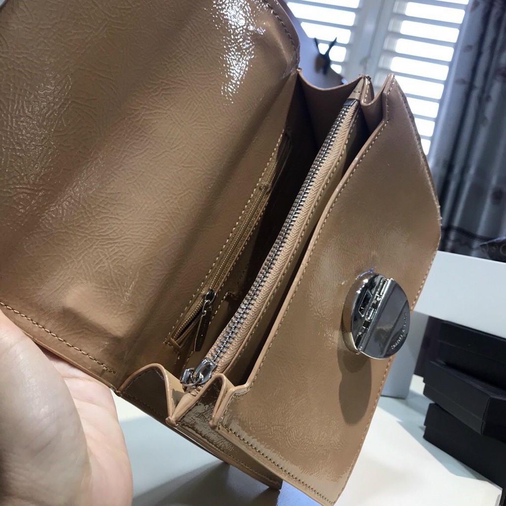 Túi xách tay nữ da nhăn siêu sang Char les