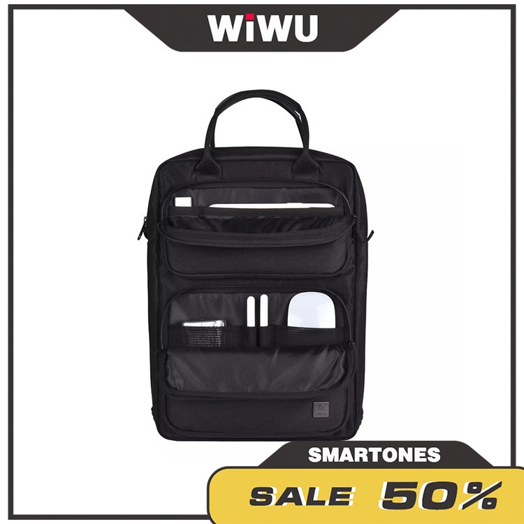 Túi Đeo Chéo Wiwu Alpha Verical Bag Phù Hợp Macbook Air/Pro  Macbook/Laptop 14''  Surface Pro X/7/6/5 Và iPad 12,9