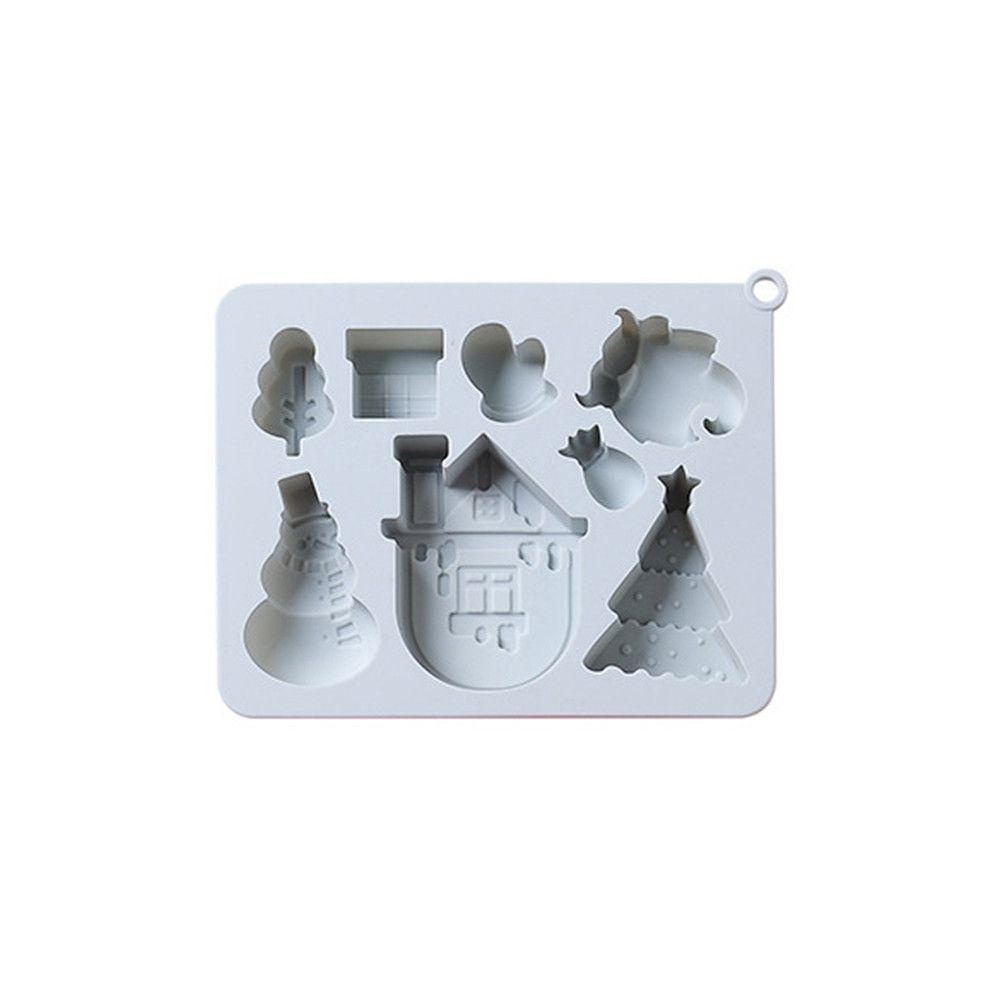 Khuôn Silicone Làm Bánh Hình Cây Thông / Người Tuyết / Người Tuyết Trang Trí Giáng Sinh