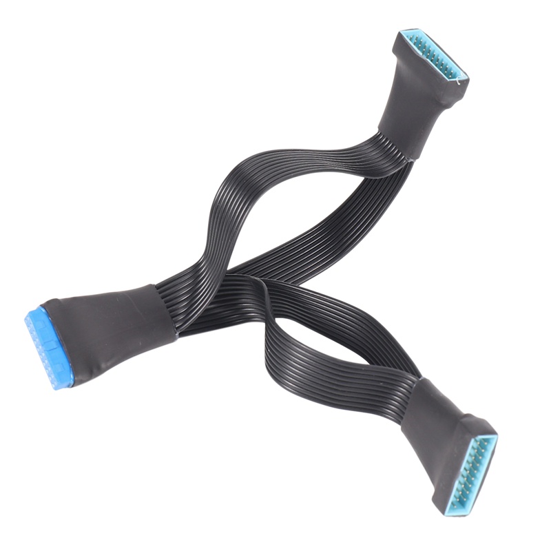 Cáp Mở Rộng Bo Mạch Chủ USB3.0 19Pin 20Pin 19-Pin 20-Pin 1 Sang 2 Power 12CM