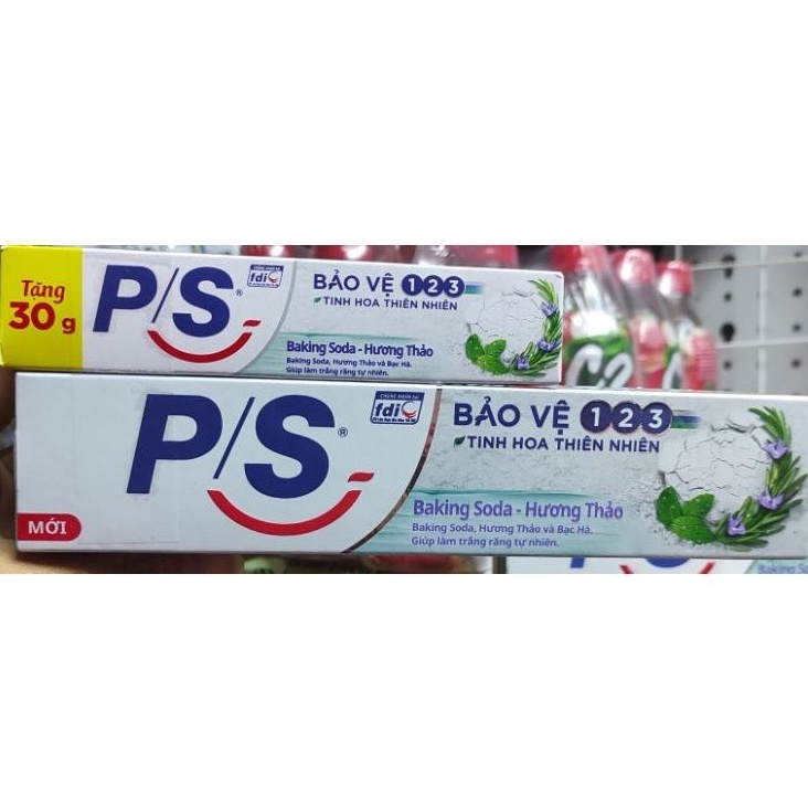 Kem Đánh Răng P/S Bảo Vệ 123 Baking Soda - Hương Thảo 180g