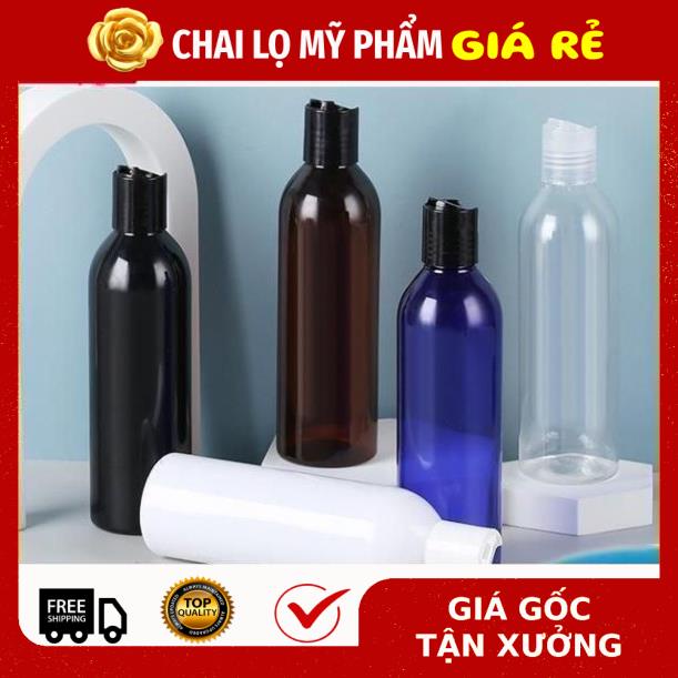 [RẺ VÔ ĐỊCH] [Combo 10sp] Chai Chiết Mĩ Phẩm ❤ Chai nhựa pet nắp nhấn 150ml,200ml,250ml chiết mỹ phẩm , phụ kiện du lịch