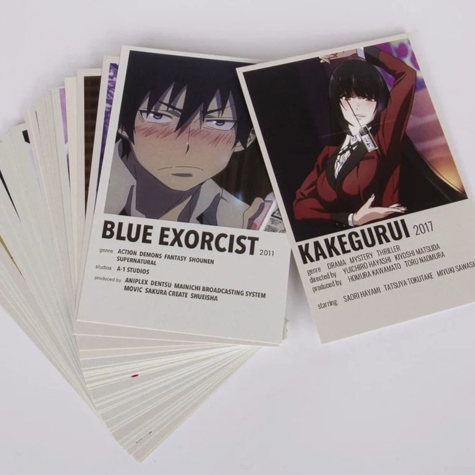 Set 100 tấm dán tường Manga / Anime - Anime Posters | Minimalist Posters | Polaroid Posters | Wall Collage - Cán bảo vệ