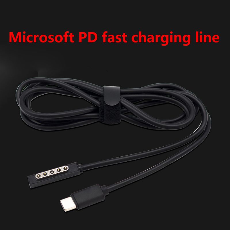 Dây Cáp Sạc Wili Usb C Type C Cho Máy Tính Bảng Surface Pro 1 / 2 / Surface Rt