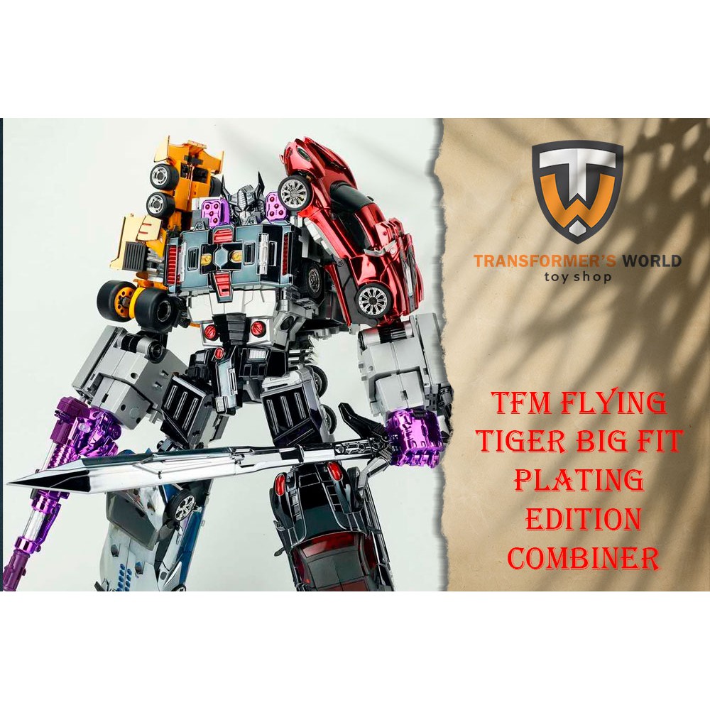Mô hình Combiner TransFormMission TFM-01 Havoc Team (Metallic Version Set)