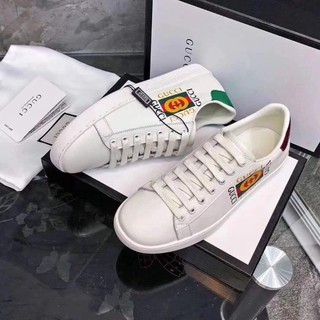 Giầy mcqueen trắng gót vàng hàng 1:1 ( full box + free ship )