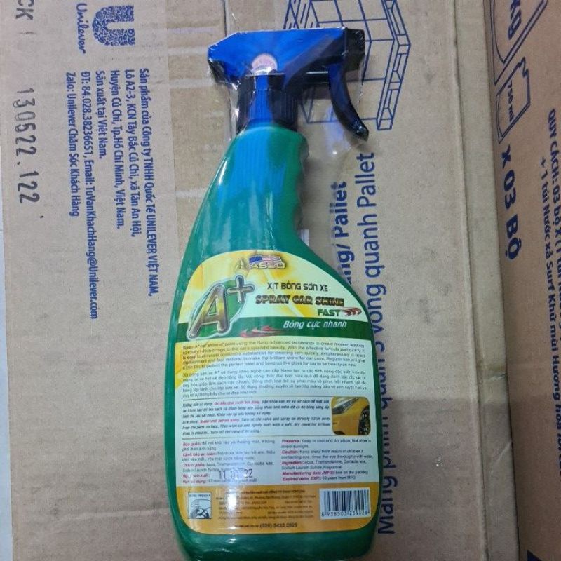 Bóng sơn xe asso A+ 600ml