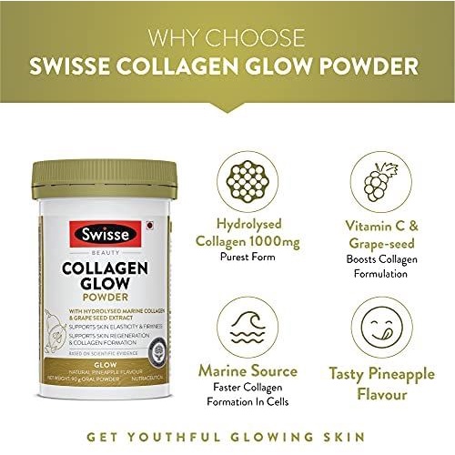 Combo Collagen 3 hũ Bột uống Swisse Úc - Swisse Beauty Collagen Powder Balance Renew Glow