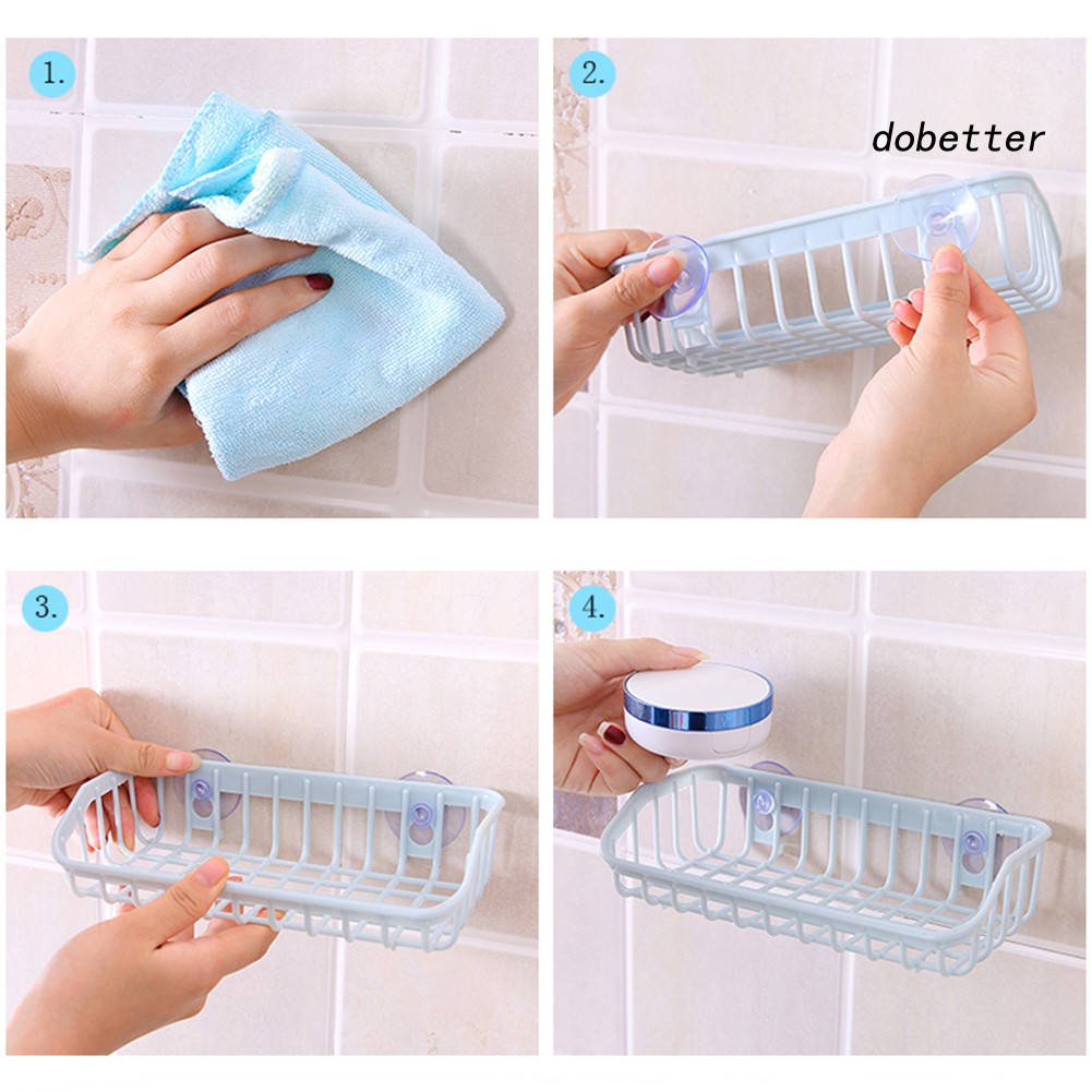 Giá Để Bọt Biển Rửa Chén Gắn Tường Tiện Lợi Cho Nhà Bếp