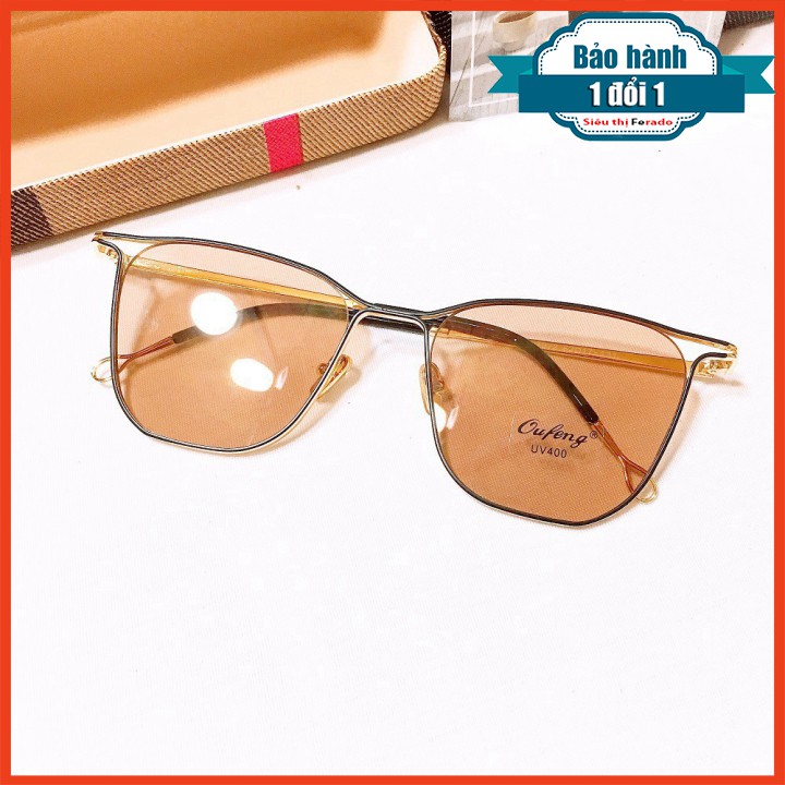 [Gía siêu rẻ] Gọng kính mát mắt mèo 7072 đã đeo là XINH -Nhận Cắt Mắt-Tặng kèm hộp+khăn+Chai nước lau kính