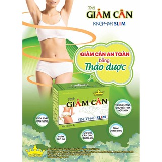 Combo 5 hộp Trà giảm cân Kingphar
