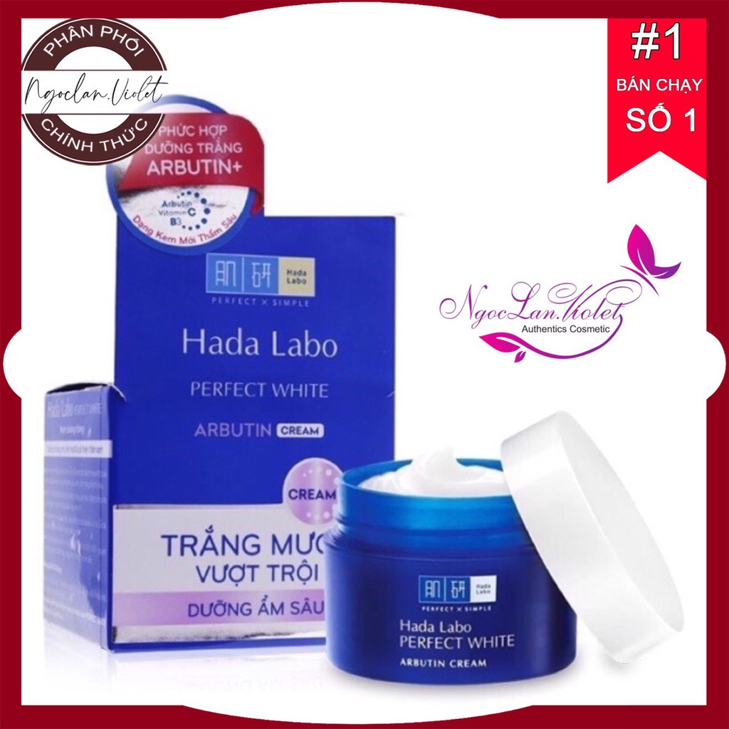 Kem Hada Labo Perfect White Arbutin Cream