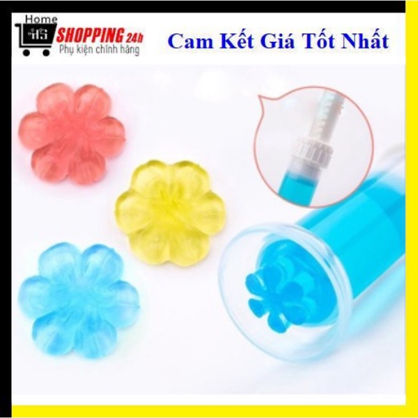 Gel thơm làm sạch khử mùi vệ sinh Diệt khuẩn khử trùng bồn cầu hình bông hoa